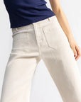 Sanctuary, The Marine Denim Pant- French Vanilla