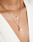 Chan Luu, Lark Pendant White Pearl Necklace