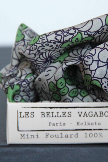 Les Belles Vagabondes, Mini Summer Scarf- Green