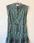 Perry Walker, Tanya Mini Dress- Green Floral