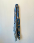 Print Scarf- Blue