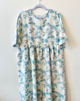 d heart d, Isobel School Linen Dress- Blue