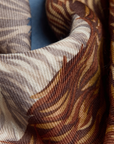 Inoui Editions, Square 100 Ours Scarf- Blue