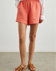 Rails, Leighton Shorts-Papaya