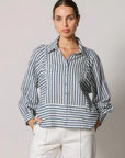 Cleobella, Isadora Blouse - Blue Multi