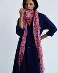 Chan Luu, Fuchsia Pink Paisley Cashmere Scarf