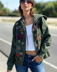 Camp Happy Green Hoodie