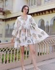 Maison Marigold, Taj Mini Dress - Palm Natural