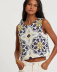 lemlem, Adowa Shell Tank Top- Adey Soleil