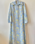 d heart d, Collar Signature Kaftan-  Blue
