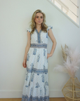 NIBI MTK, Percy Maxi Dress- Bluebell