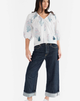2DA, Margaux Blouse- White