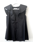 MeiMeiJ, Sleeveless Ruffle Blouse