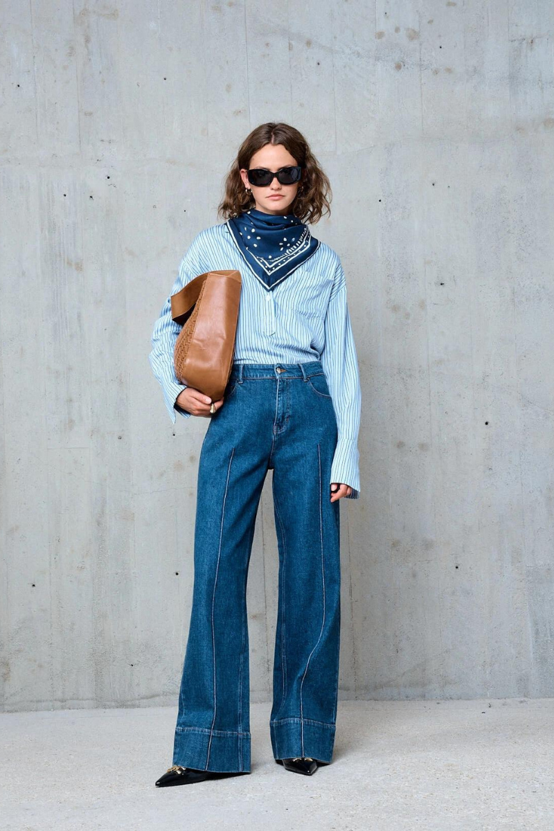 Stella Forest, Salome Wide Leg Jeans-Denim – Snapdragon Designs