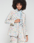 Vilagallo, Floral Cord Blazer
