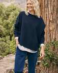 Frank & Eileen, Anna Long-Sleeve Capelet- British Royal Navy