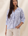Charli, Kayla Shirt- Blue Stripes