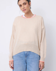 Not Shy, Charlie Sweater- Beige Chine