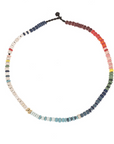 Adina Reyter, Bead Party, Full Enamel Carnival Necklace -14K Yellow Gold