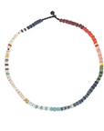 Adina Reyter, Bead Party, Full Enamel + Diamond XL Carnival Necklace -14K Yellow Gold