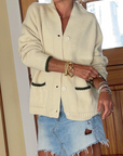 Varsity Cardigan-Tree