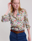 Hartford, Coraz Wild Print Woven shirt- Off-White