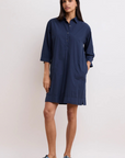 Hartford, Rank Woven Dress- Midnight