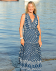 Walker & Wade, Alexis Dress - Indigo Geo