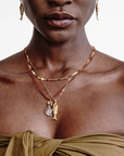 Chan Luu, Koi Pendant Necklace-Garnet