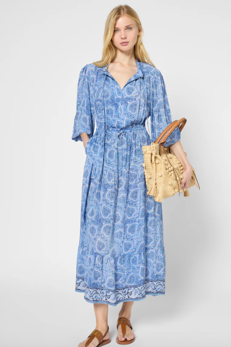 Gerard Darel- Piana Dress-Turquoise – Snapdragon Designs