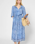 Gerard Darel- Piana Dress-Turquoise