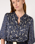 Gerard Darel, Angel Floral Satin Shirt