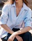 Brochu Walker, Pia Shirt - Oxford Stripe