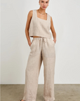 Rails, Emmie Linen Pant- Heathered Flax