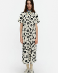 Marimekko 262, Pisteinen Unikko Dress - Black and Off-White
