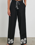 Rails, Emmie Pants-Black Ivory Palm Trees