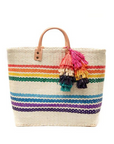 Mar Y Sol, Caracas Tote- Rainbow Multi