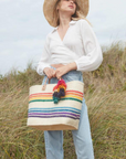 Mar Y Sol, Caracas Tote- Rainbow Multi