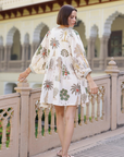 Maison Marigold, Taj Mini Dress - Palm Natural