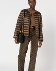 Gerard Darel, Micaela Reversible Down Jacket- Cigare