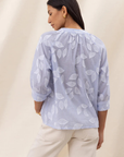 Charli, Kayla Shirt- Blue Stripes