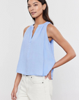 Velvet, Tacy Linen Sleeveless Top