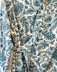 NIBI MTK, Manna Wrap Dress - Teal Bird