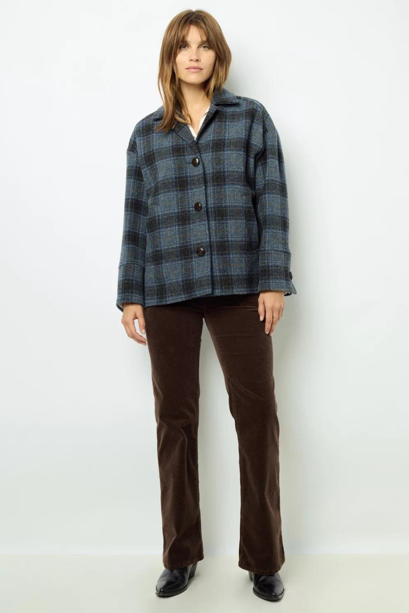 Gerard Darel - Mayssane Wool Check Jacket – Snapdragon Designs
