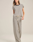 Velvet, Amelise Stripe Terry Pant