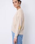 Not Shy, Charlie Sweater- Beige Chine