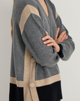 Stella Forest, Vesper Colour Block Sweater - Gris