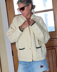 Varsity Cardigan-Tree