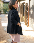 Frank & Eileen, Belfast Sweatshirt Coat-Black