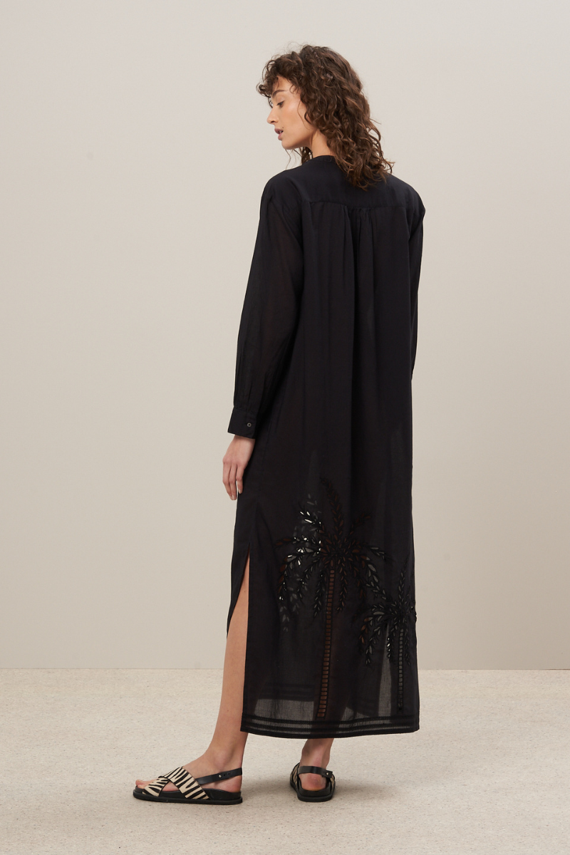 Hartford, Rosario Woven Dress- Black – Snapdragon Designs